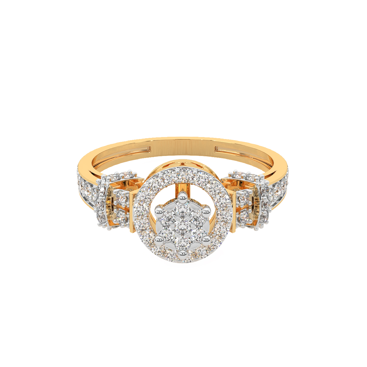 Grace Round Diamond Engagement Ring